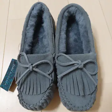 [ 미사용 ] EMU Australia 그레이 모카신