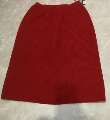 [PINORE] 스커트 빨간색 울