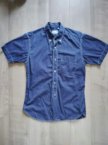 SUGAR CANE 도트 무늬 반팔 셔츠 S 사이즈