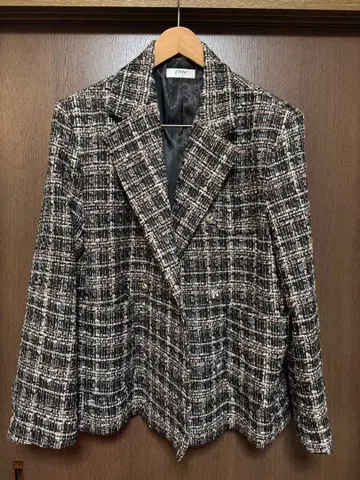 캐주얼 트위드 자켓 M 한국 패션