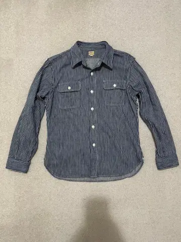 DeLuxe Ware 히코리 플란넬 셔츠 L