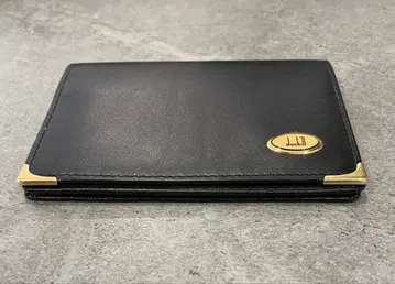 던힐 명함지갑 블랙 가죽