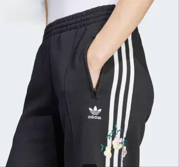 adidas 한국 꽃무늬 자수 조거 팬츠