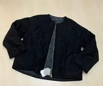 메독 오리지널 리버서블 네이비 퀼팅 자켓 사이즈 38