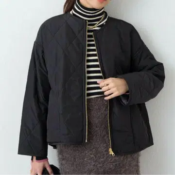 메독 오리지널 리버서블 블랙 퀼팅 자켓 사이즈 38