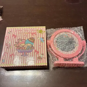 리틀트윈스타 핑크 라운드 양면 거울 키키라라