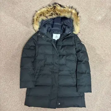 컨디션 최상 피레넥스 그레노블 퍼 다운 자켓 40 사이즈 블랙