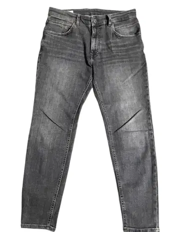 ZARA 그레이 슬림핏 데님 팬츠