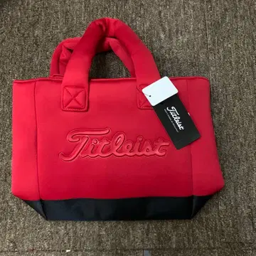 Titleist 토트백 레드 블랙