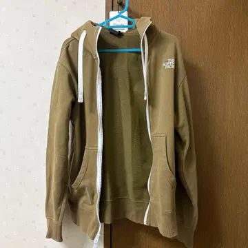 THE NORTH FACE 베이지 집업 후드티