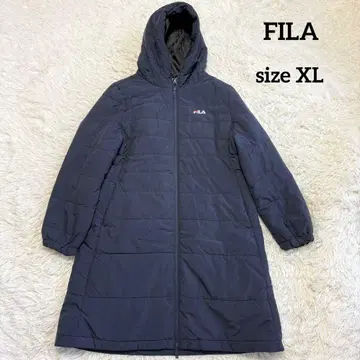 [휠라] 새상품급 벤치 코트 블랙 XL 사이즈 여성용