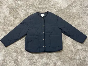 H&M 퀼팅 자켓 블랙