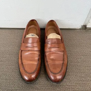 브라운 가죽 로퍼