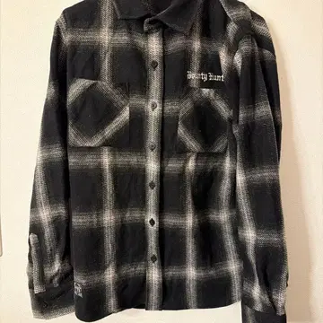 Bounty Hunter 플란넬 셔츠 블랙/화이트
