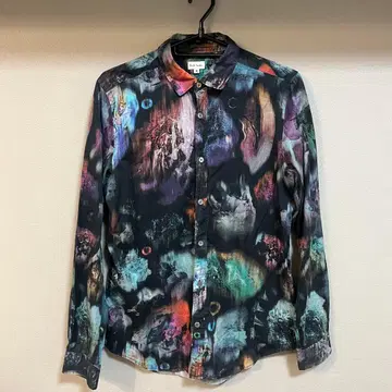 [새상품급] Paul Smith 올 패턴 심해 멀티 컬러 셔츠 긴팔