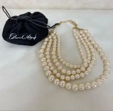 [ 새상품급 ] DURAS ambient 4연 펄 목걸이