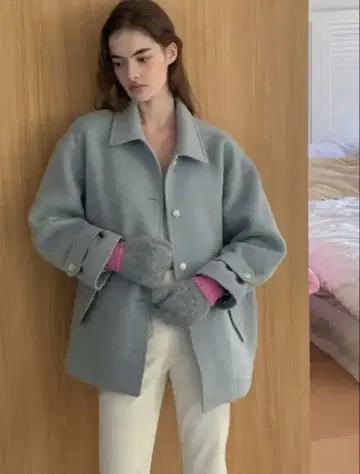 tannat Boucle 하프 코트