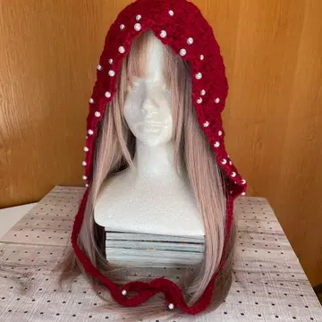 발라클라바 보닛 y2k 핸드메이드