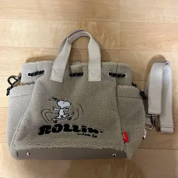 스누피 자수 복조리형 복슬복슬 토트백 2025 신상!!