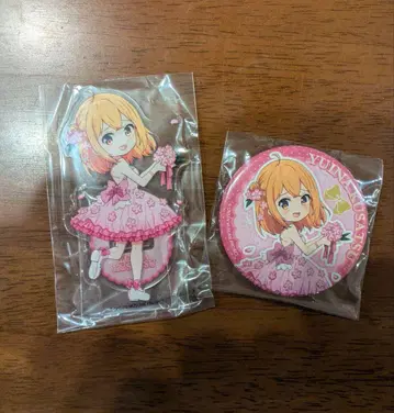 온천 소녀 쿠사츠 유이나 아크릴 스탠드 캔뱃지 드레스