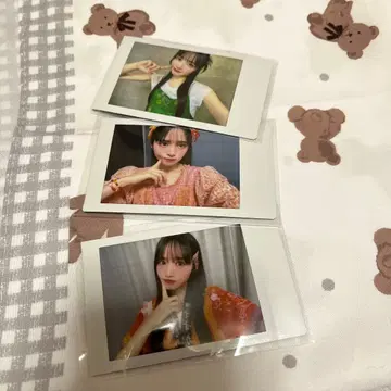 FRUITS ZIPPER 진세이 스즈 프린트 폴라로이드 3장 묶음 판매