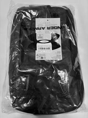 [ 새상품, 미사용 ] 언더아머 프로젝트 락 힙색 블랙