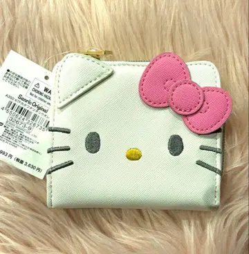 Sanrio 헬로키티 페이스형 접이식 지갑