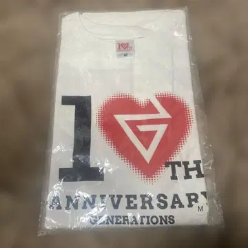 GENERATIONS 10TH ANNIVERSARY 티셔츠(M)