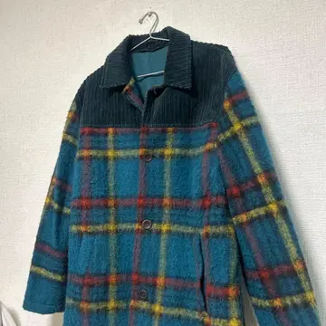 인기 디자인 ZARA 코트 자켓 코듀로이 체크 자라