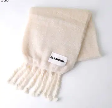 jilsander 와이드 울 브랜드 스카프