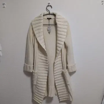 FRAGILE 아이보리 롱 코트 사이즈 38