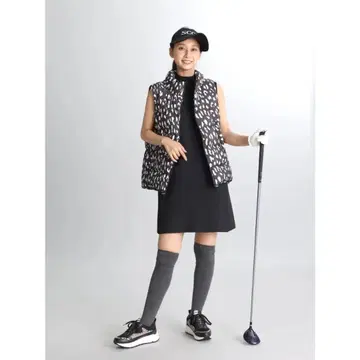 야마다야 스콧 클럽 니트 자카드 원피스