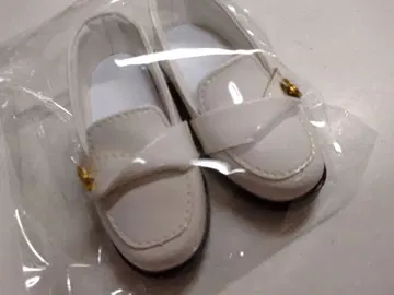 인형용 화이트 로퍼 골드 버튼 DD용 60cm