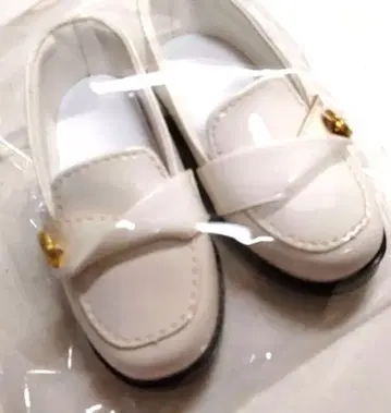 인형용 화이트 로퍼 골드 버튼 DD용 60cm