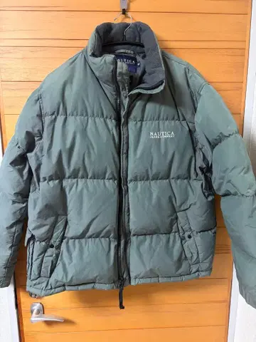 NAUTICA TECH 디자인 다운 자켓 M 라이트 그린
