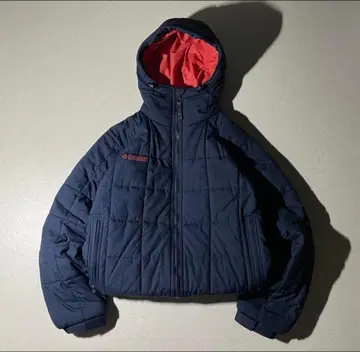 컬럼비아 hooded puffer jacket 네이비 tec y2k