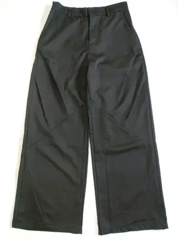 새상품 변형 와이드 슬랙스 디자인 팬츠 블랙 3XL 남성용 Y2K