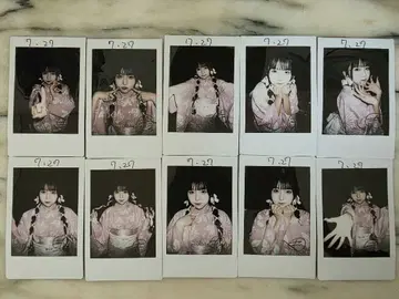 모치즈키 모모 유카타 단독 공연 폴라로이드 10장 세트