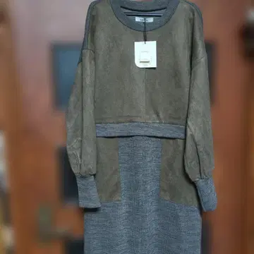 스위치 어 치 롱 원피스 그레이 계열 프리 사이즈