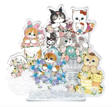 mofusand 산리오 콜라보 피크릴 스탠드 아크릴 스탠드