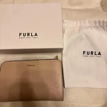 FURLA 핑크 접이식 지갑 부속품 포함