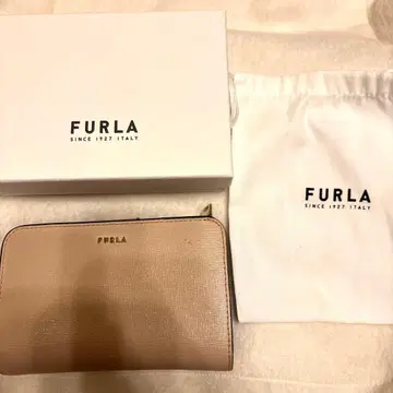 FURLA 핑크 접이식 지갑 부속품 포함