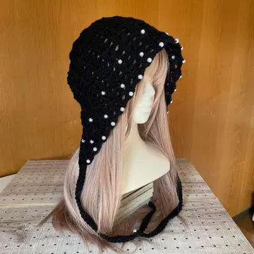 발라클라바 보닛 y2k 핸드메이드