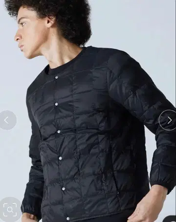 TAION-104 이너 다운 블랙 S