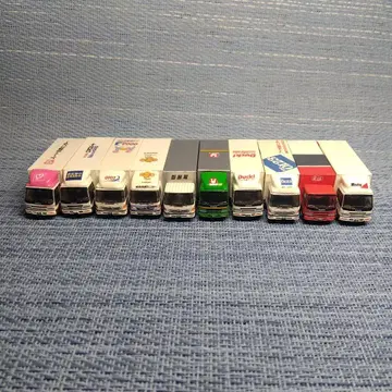 철도 모형 반다이 이사 중형 트럭 편 워킹 비클 10대 세트