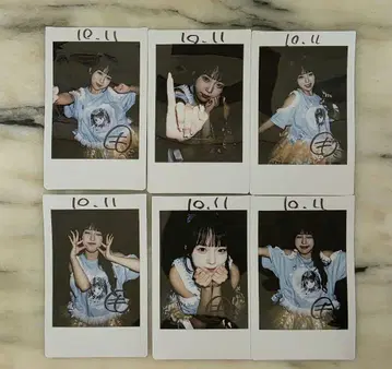 모치즈키 모모 치나츠 생탄 폴라로이드 6장 세트