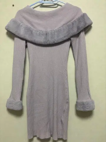 미셸 마카롱 니트 원피스