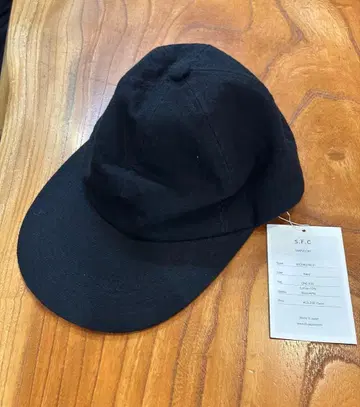 [ 새상품 ] 코튼 캡 (S.F.C) 블랙