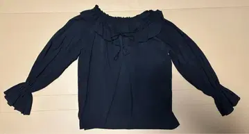 [새상품급] SHENERY 코튼 보일 프릴 블라우스