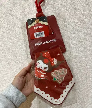 한국 한정 산리오 스위츠 홀리데이 쿠로미 팝업 손수건